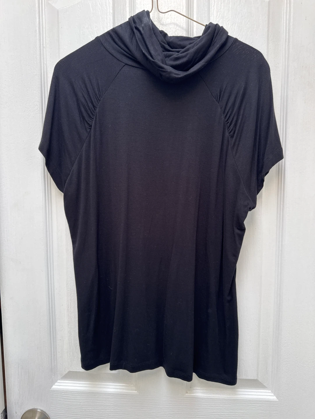 Jessica Petite Black Turtleneck Top size large ⚽️ - photo 2