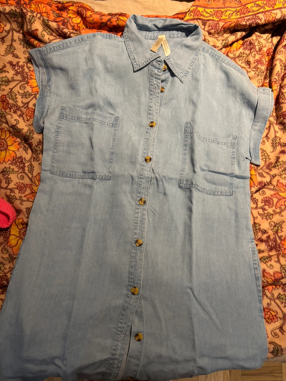 Gildy Denim Shirt Dress ⚽️