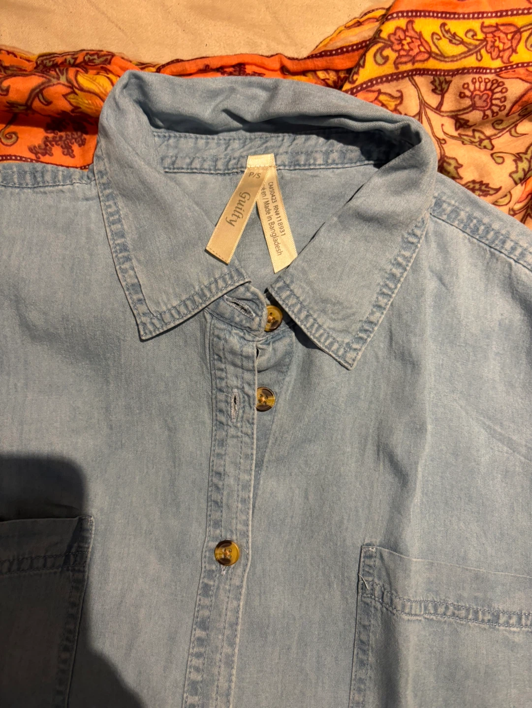 Gildy Denim Shirt Dress ⚽️ - photo 2