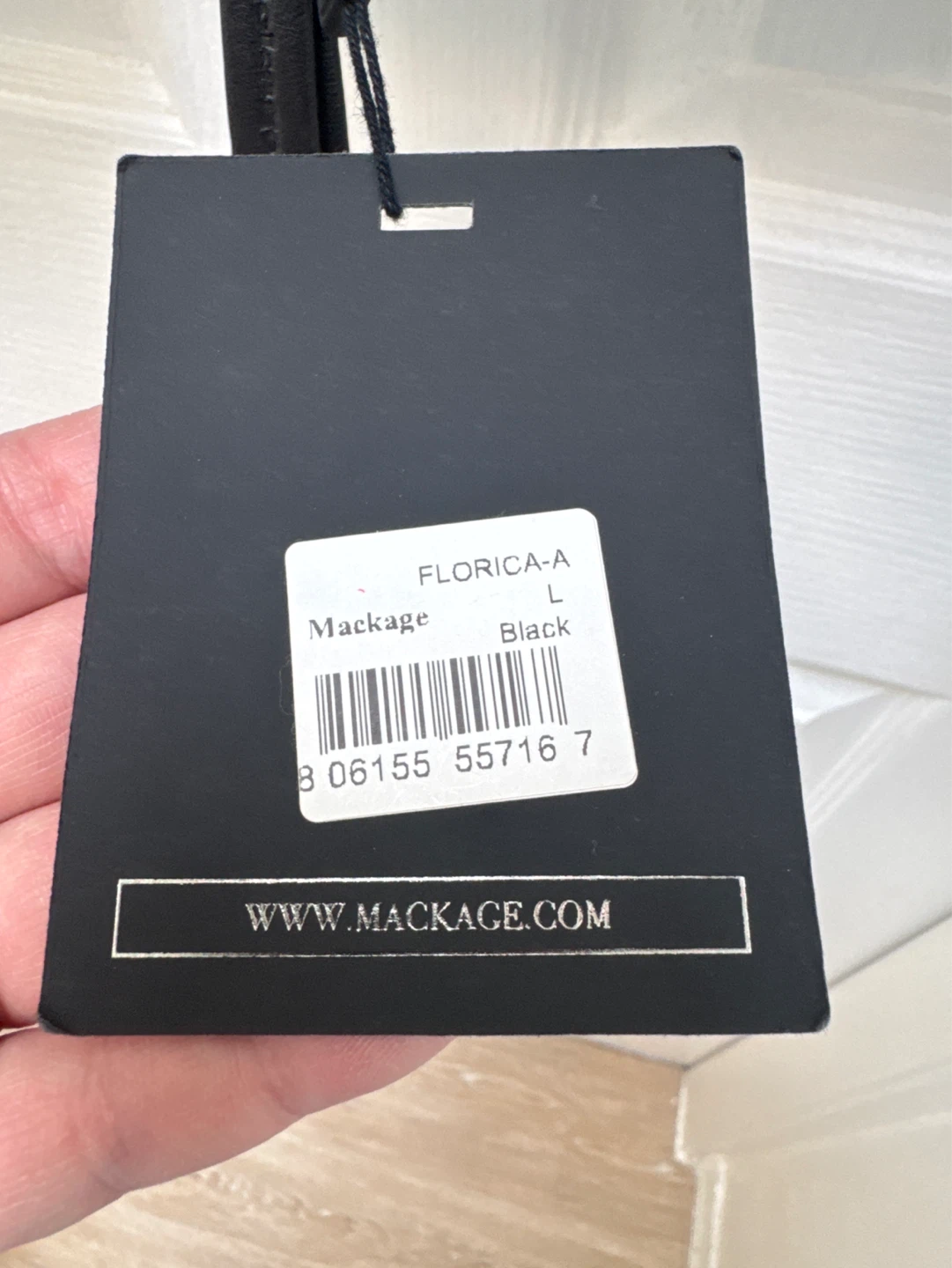 Mackage FLORICA-A Leather Moto Jacket Black Size L ⚽️ - photo 3
