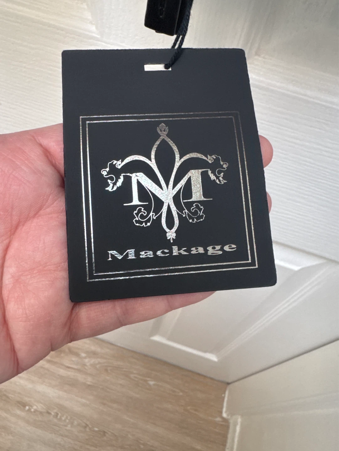 Mackage FLORICA-A Leather Moto Jacket Black Size L ⚽️ - photo 2