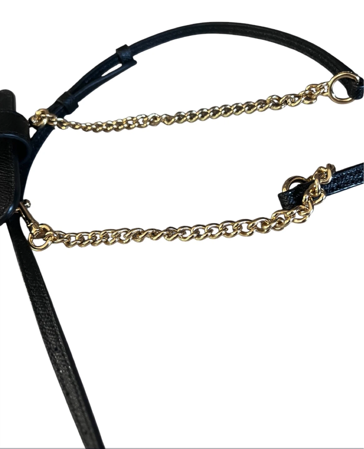 Coach North/South Phone Crossbody – Black with Gold Hardware - photo 4