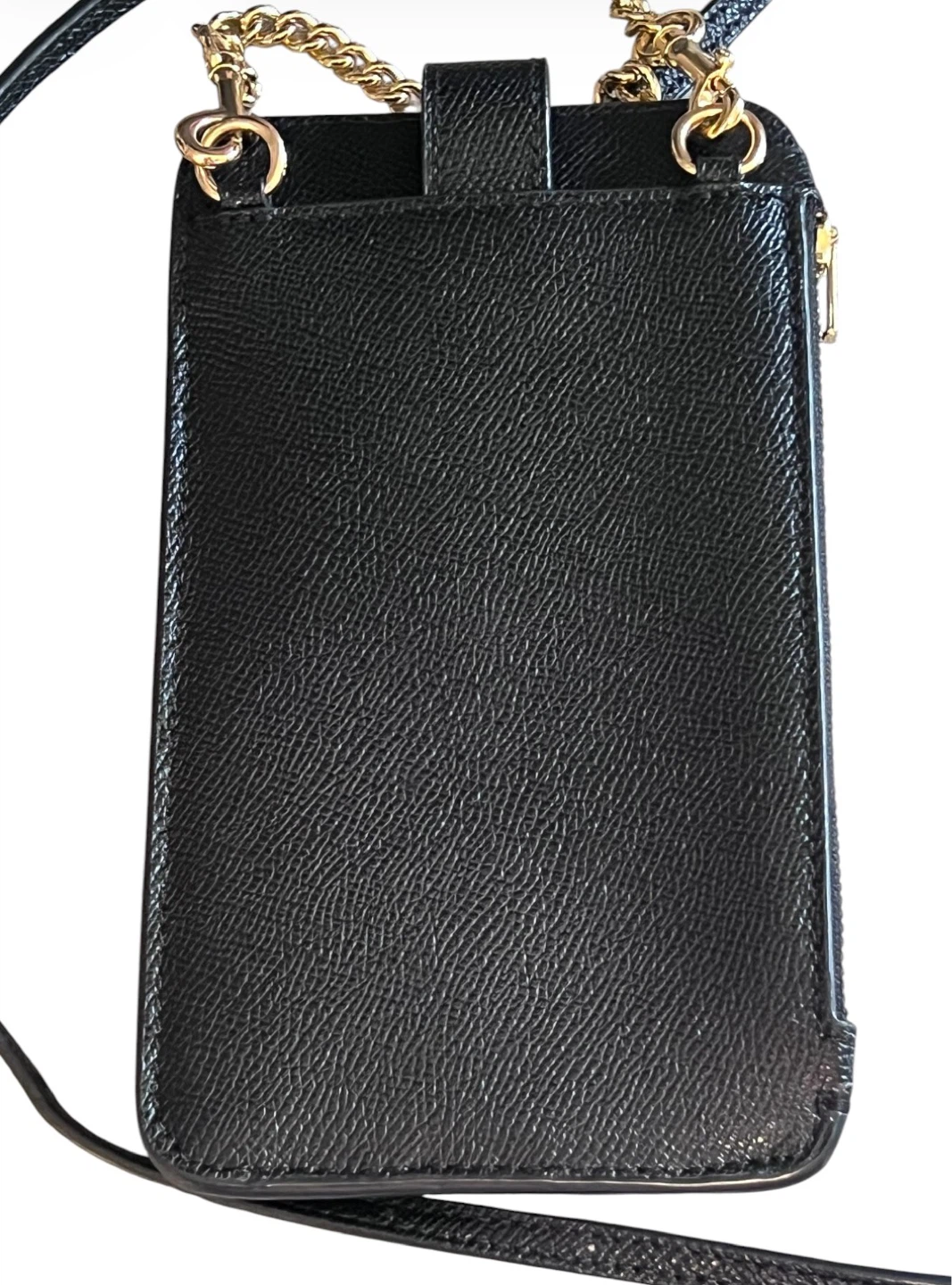 Coach North/South Phone Crossbody – Black with Gold Hardware - photo 5