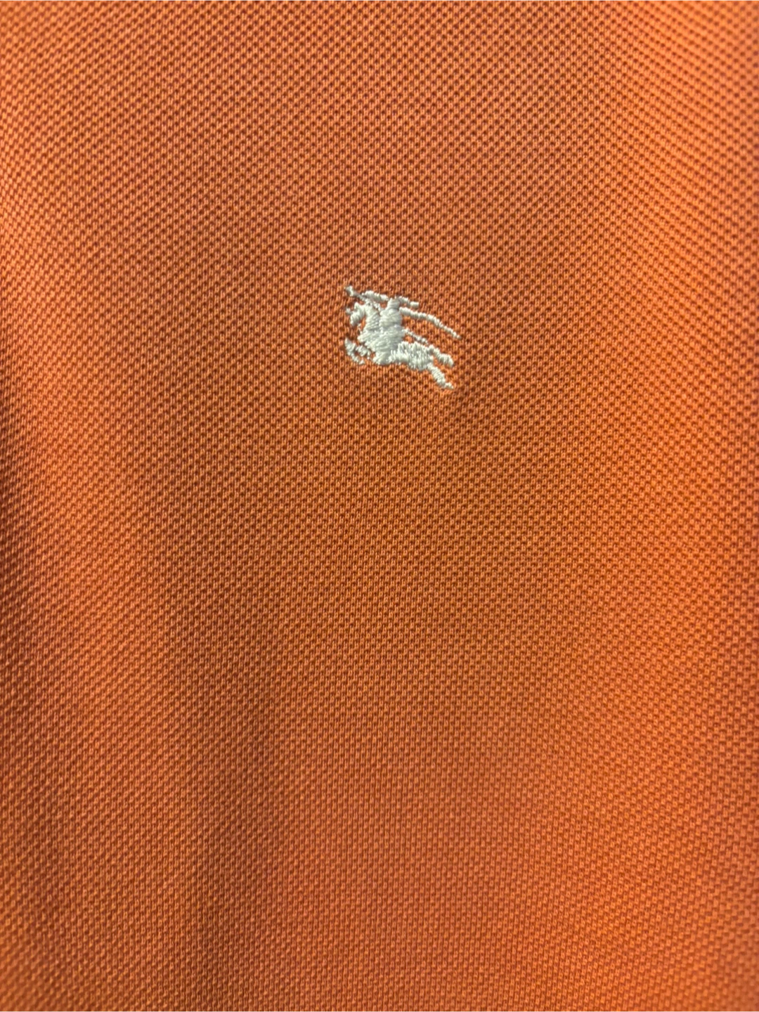 Burberry London Slim Fit Polo Shirt - Orange - Size L - photo 2