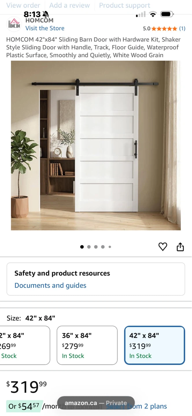 Sliding door
