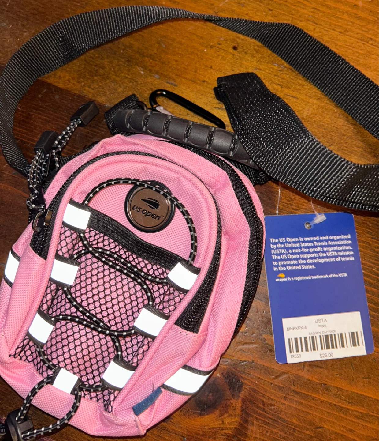 US Open Pink Mini Crossbody Bag NEW w Tags ⚽️ - photo 2