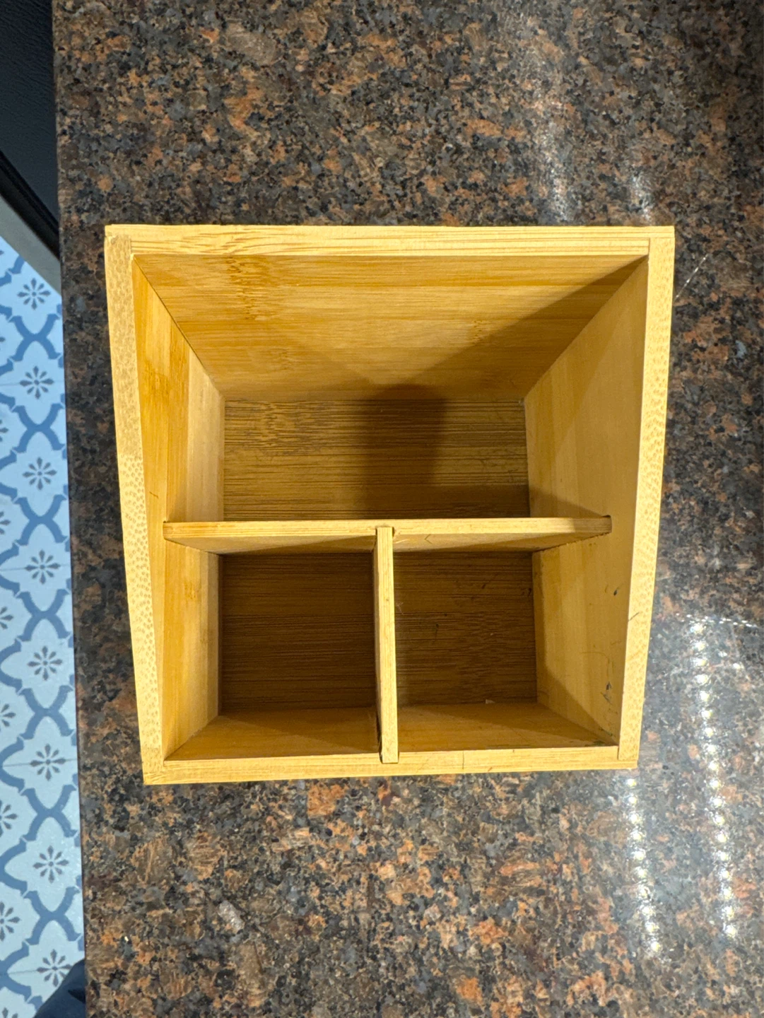 Bamboo Utensil Holder - photo 2