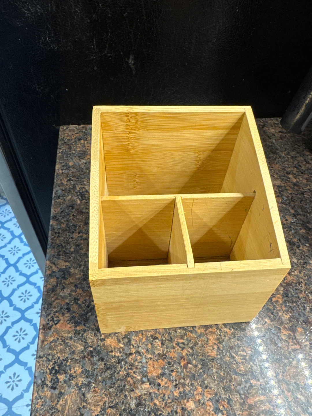 Bamboo Utensil Holder