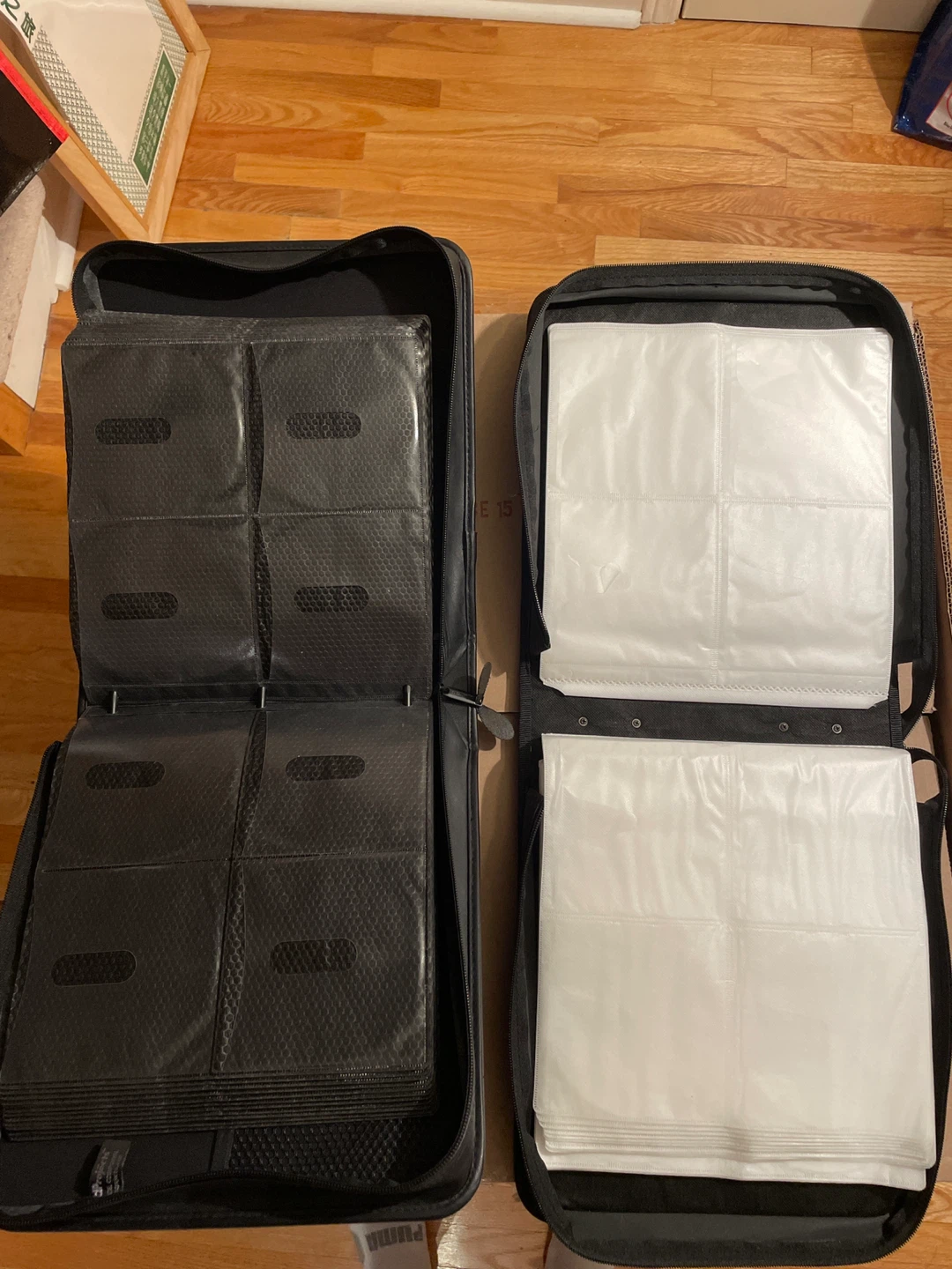 Black CD/DVD Storage Cases Lot of 2