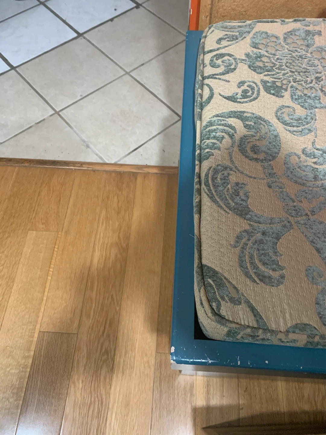 Blue Storage Chest with Cushion - photo 4