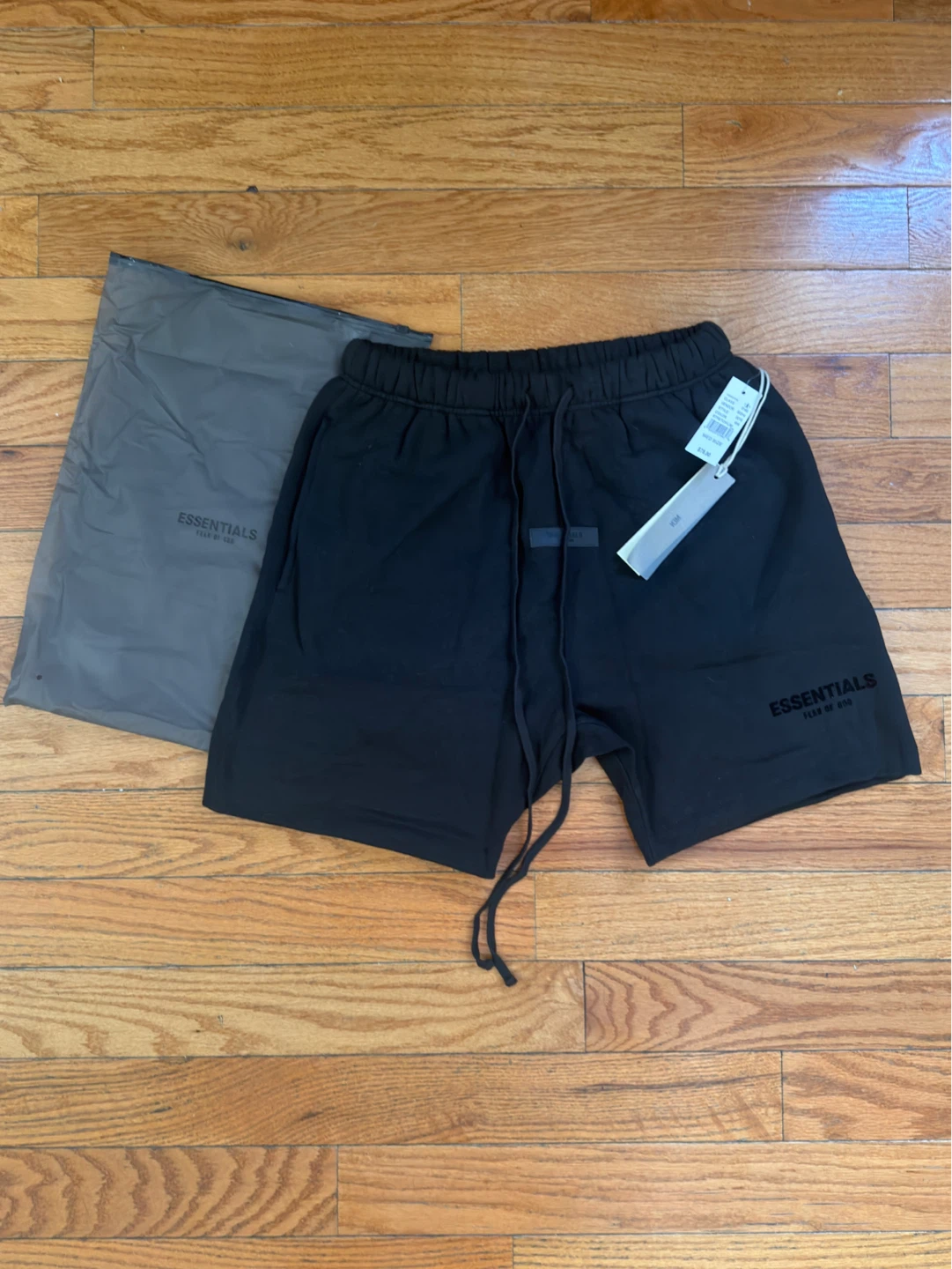 Fear of God Essentials Black Shorts