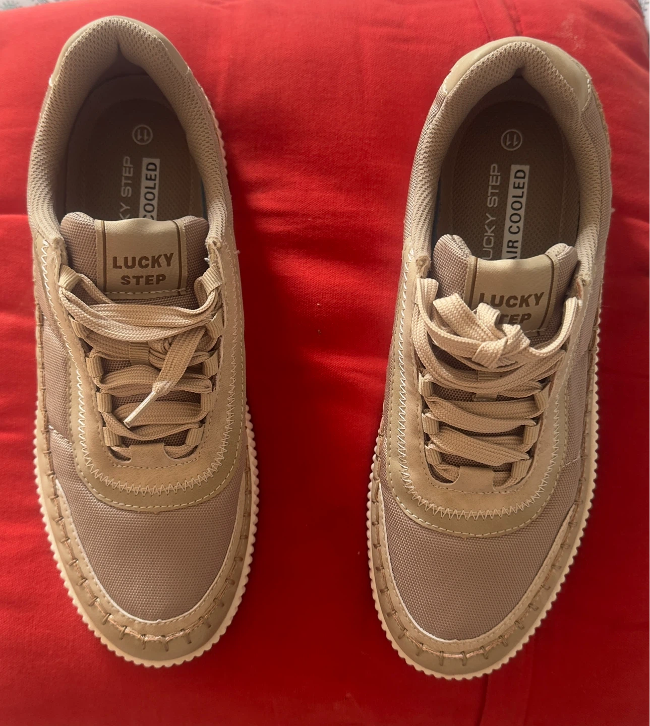 Lucky Step Women's Tan Sneakers Size 11 - photo 5