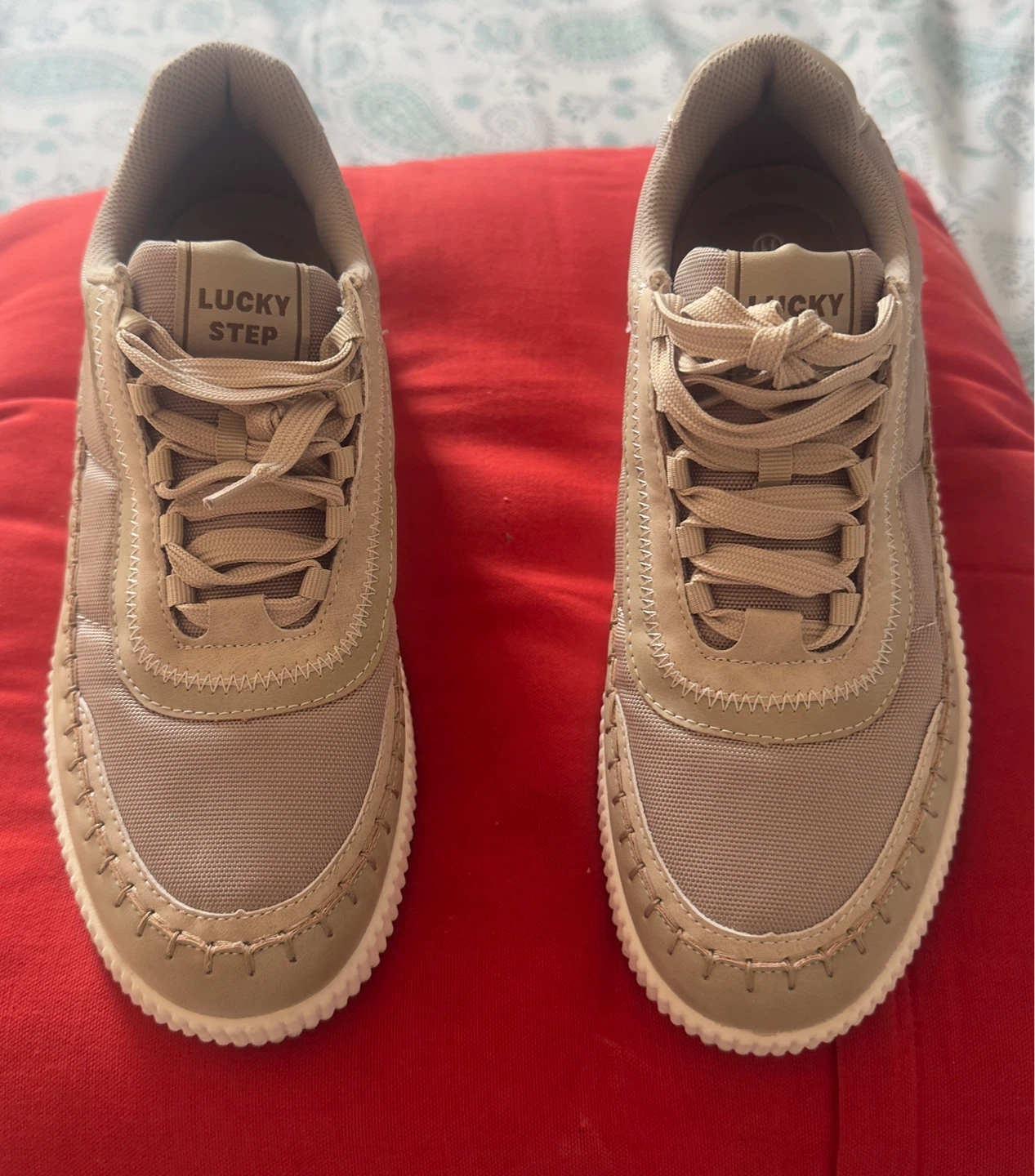 Lucky Step Women's Tan Sneakers Size 11