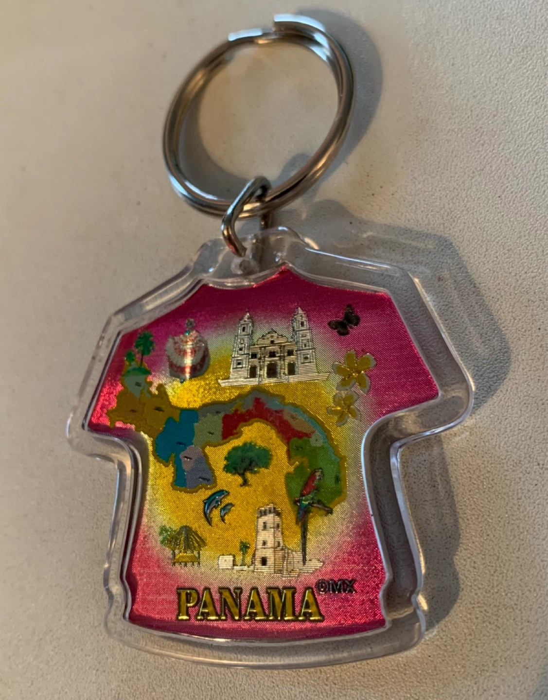 Panama Souvenir T-Shirt Shaped Keychain ⚽️