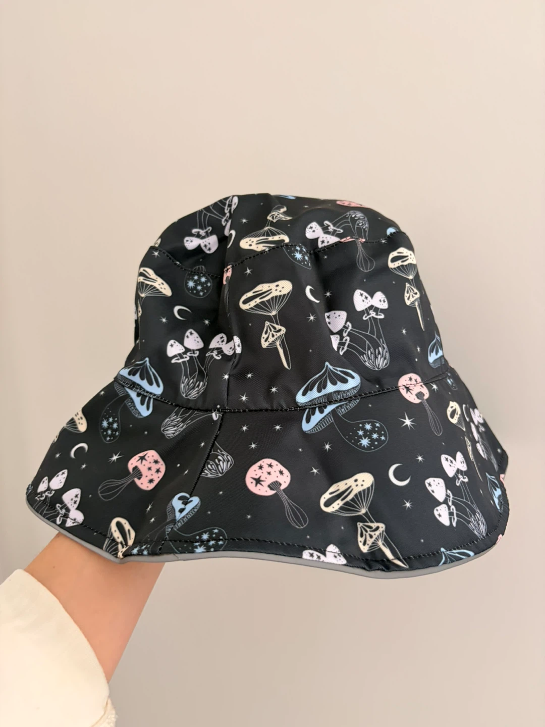 Bucket Hat with Mushroom Print ⚽️