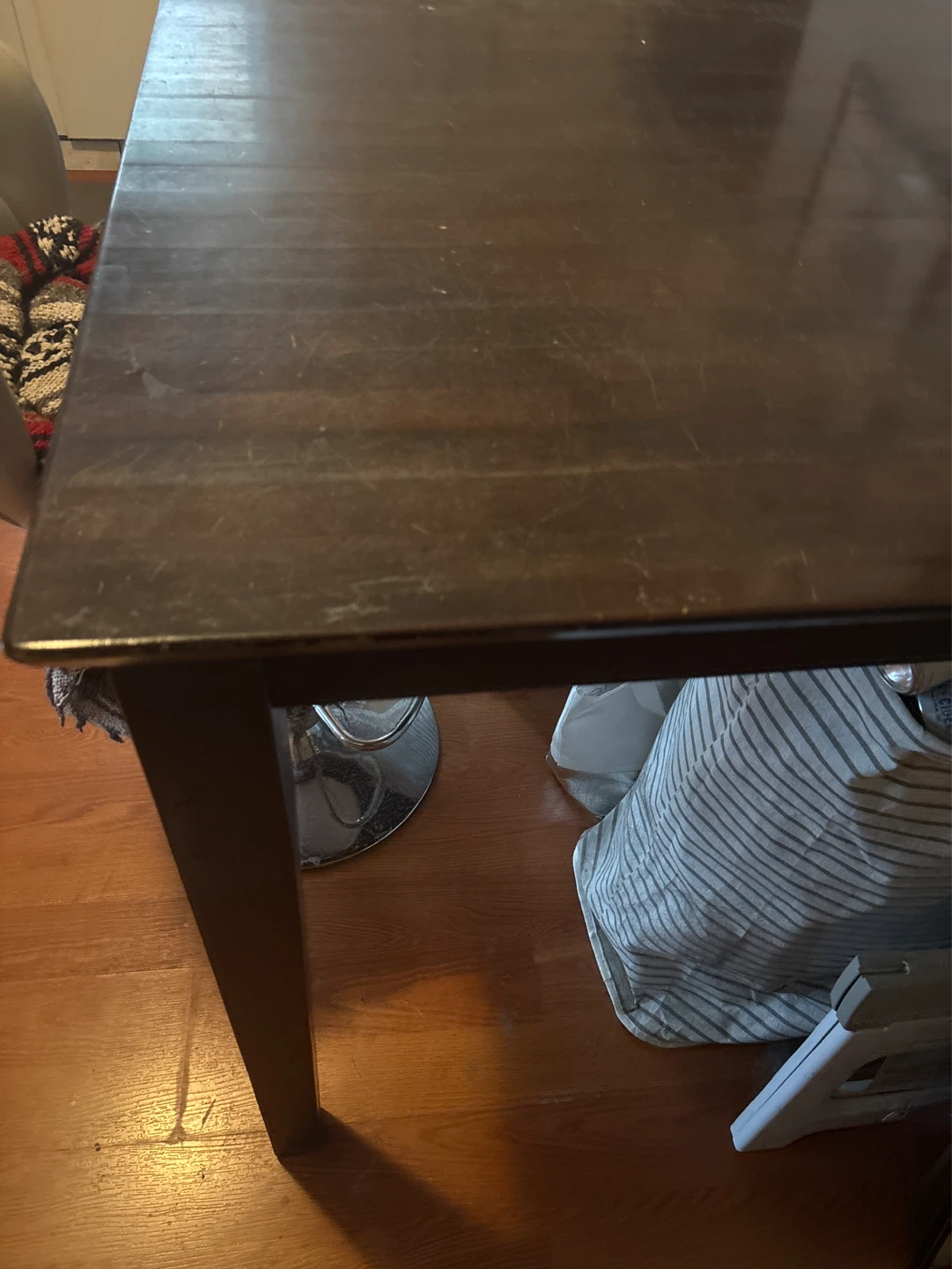 Dark Wood Dining Table