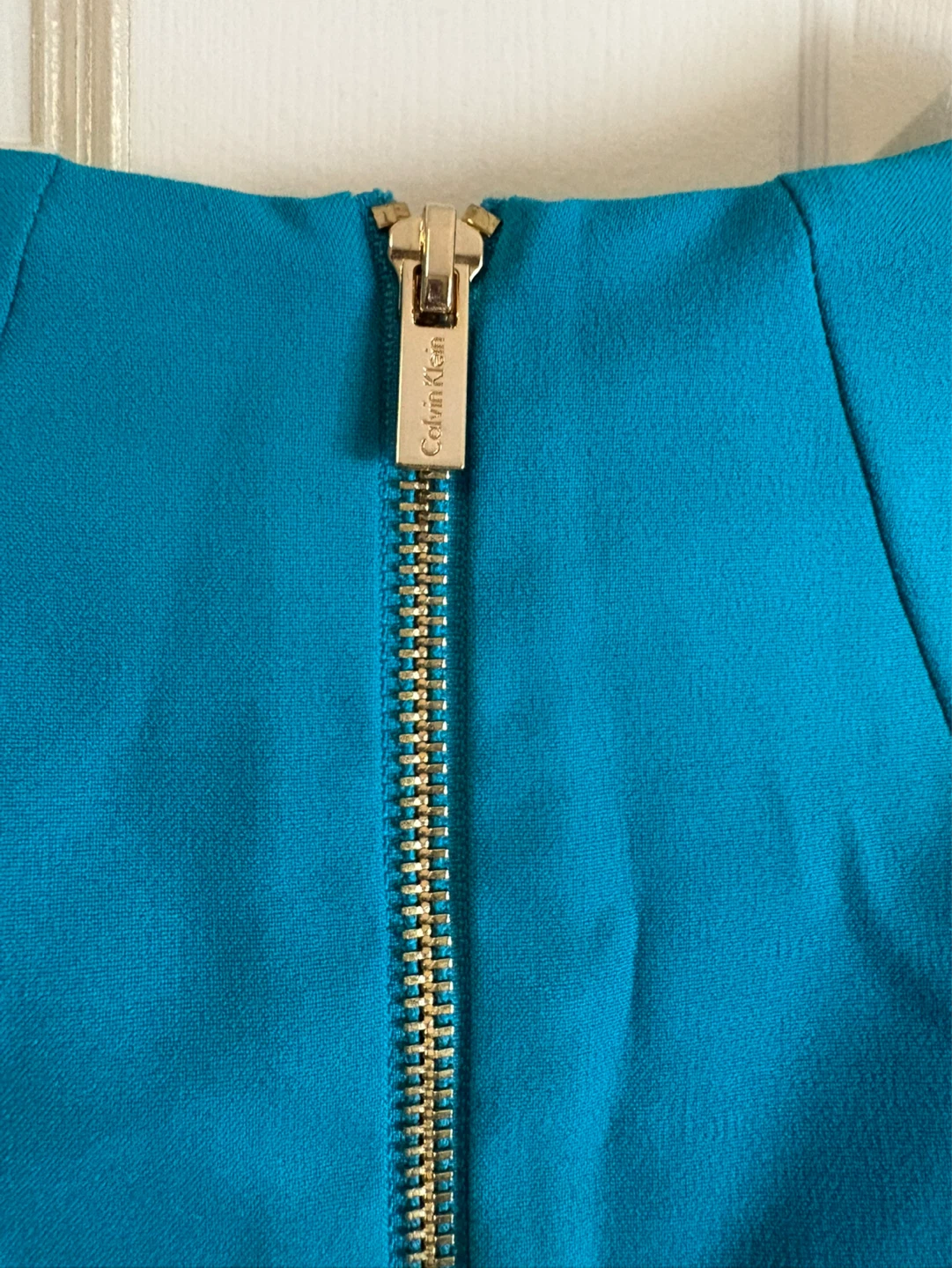 Calvin Klein Teal Dress Sz 6 ⚽ - photo 3