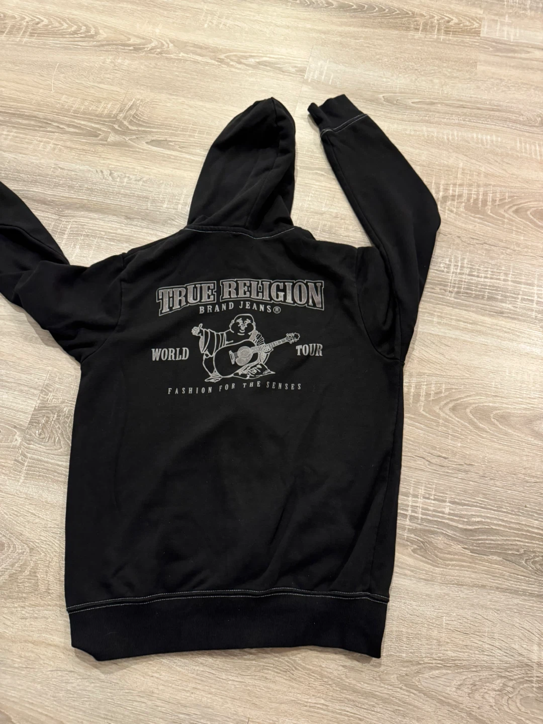 True Religion Black Zip-Up Hoodie - photo 2