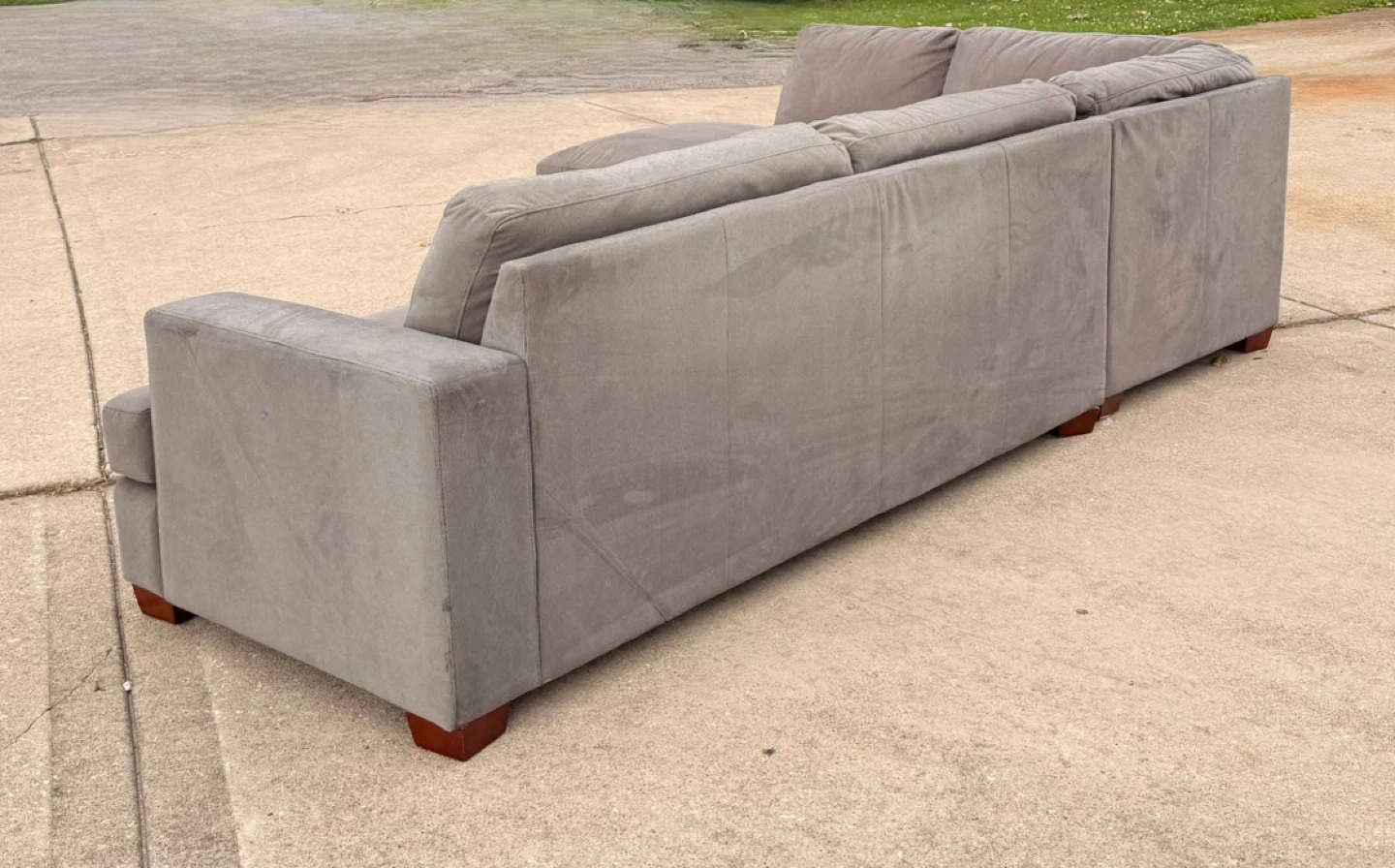 Gray Sectional Sofa - photo 4