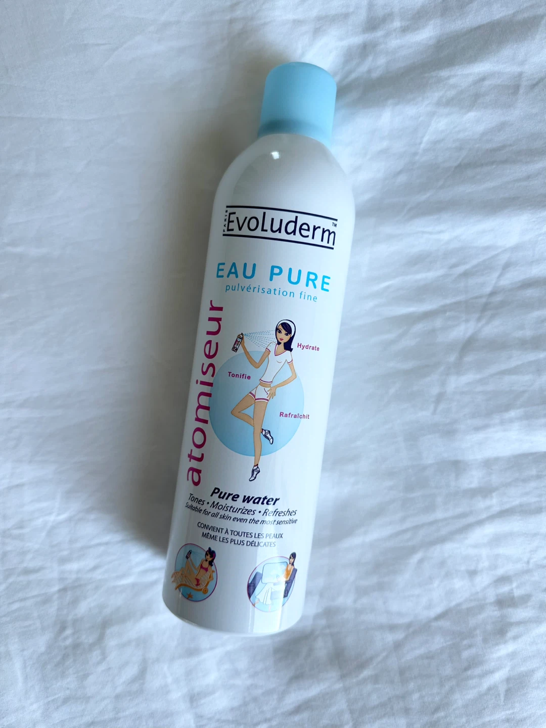 ⚽️ 🆕 Evoluderm Paris Pure Water Atomiser Spray 400ml