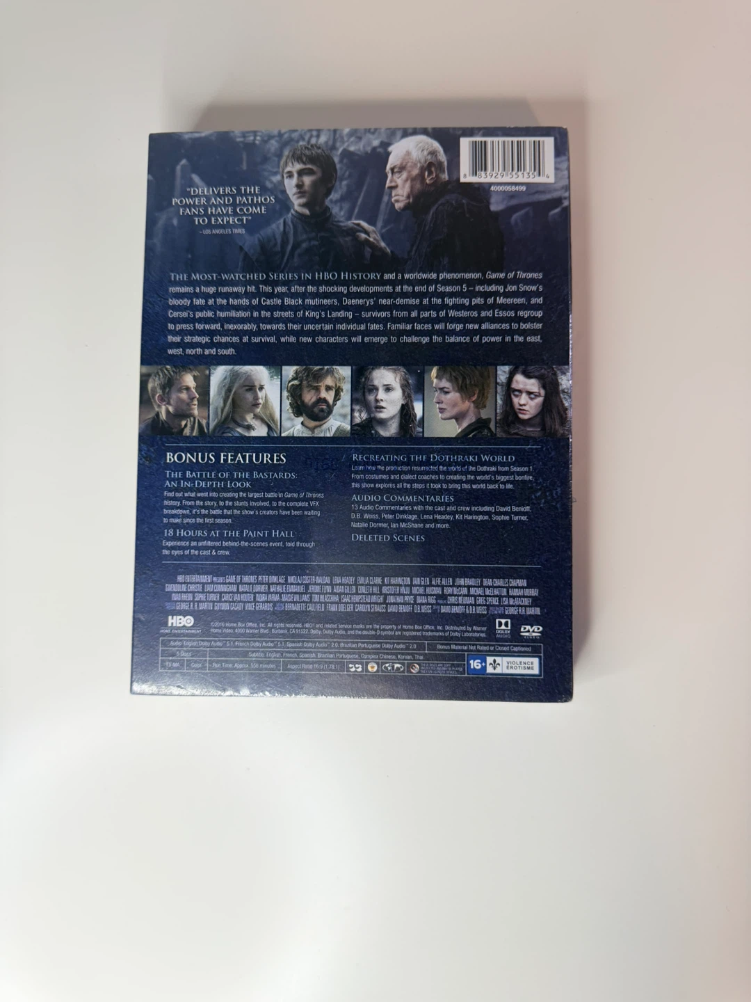 Brand new Game of Thrones The Complete Sixth Season DVD - photo 3