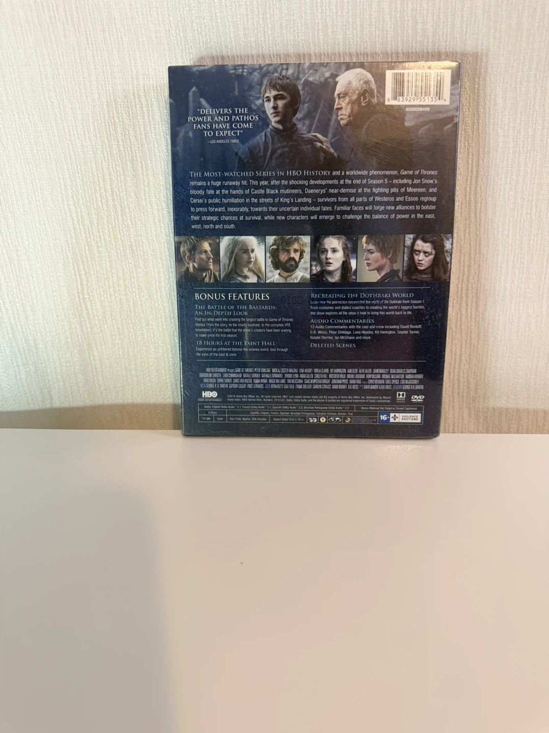 Brand new Game of Thrones The Complete Sixth Season DVD - photo 5