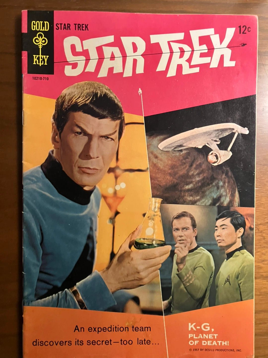 Star Trek #1.  1967.  Gold Key Edition.