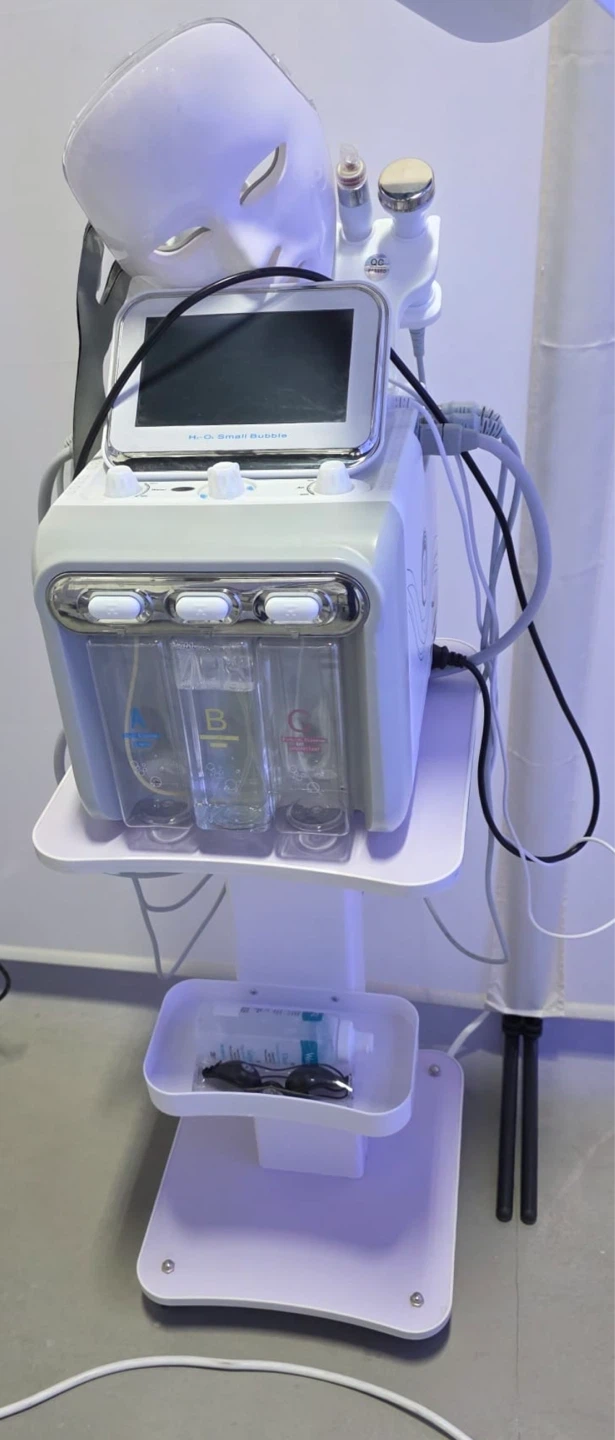 Mini Hydra Facial Machine with LED Mask