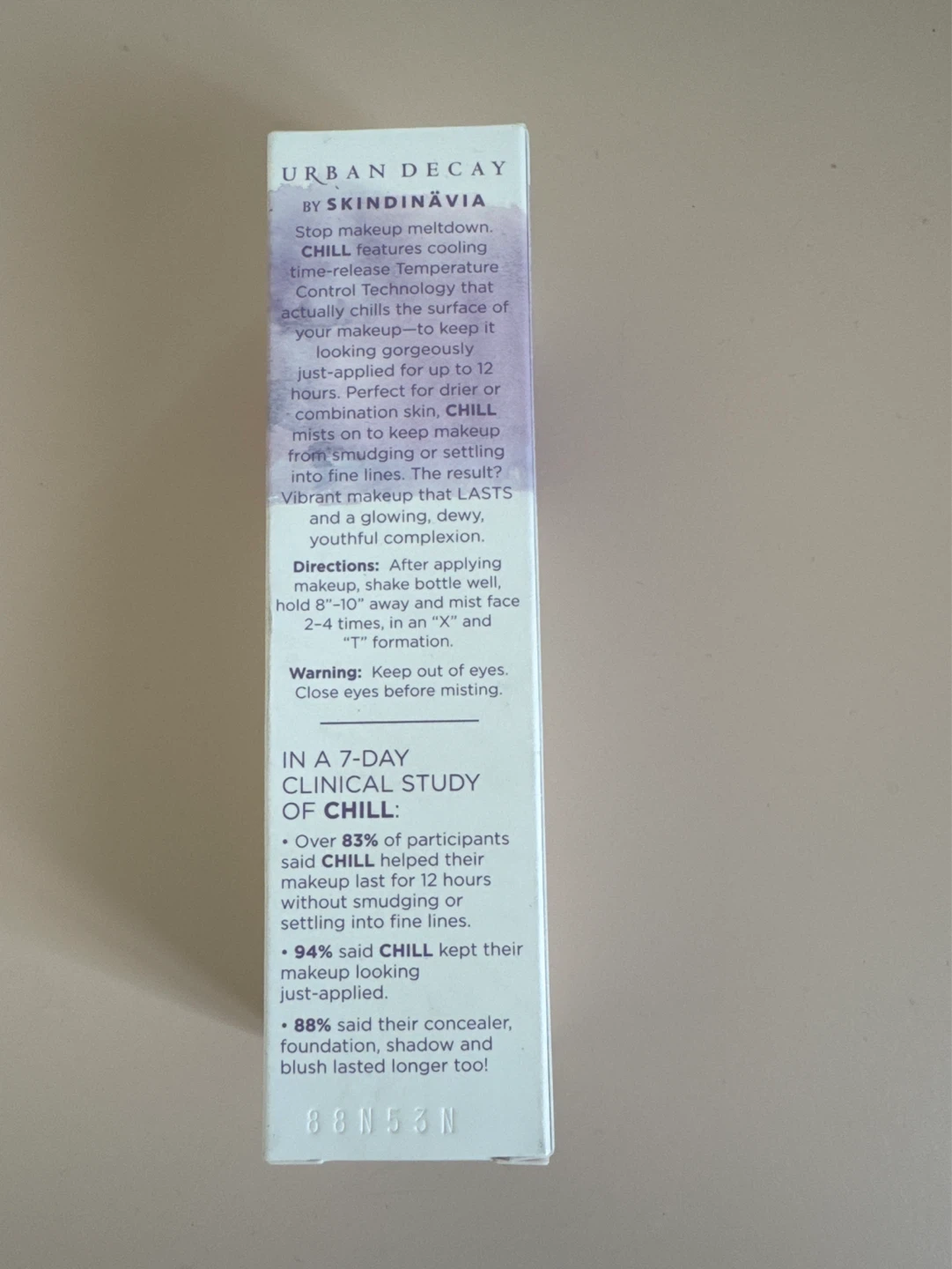 Urban Decay Chill Makeup Setting Spray 118 ml ⚽️ - photo 2