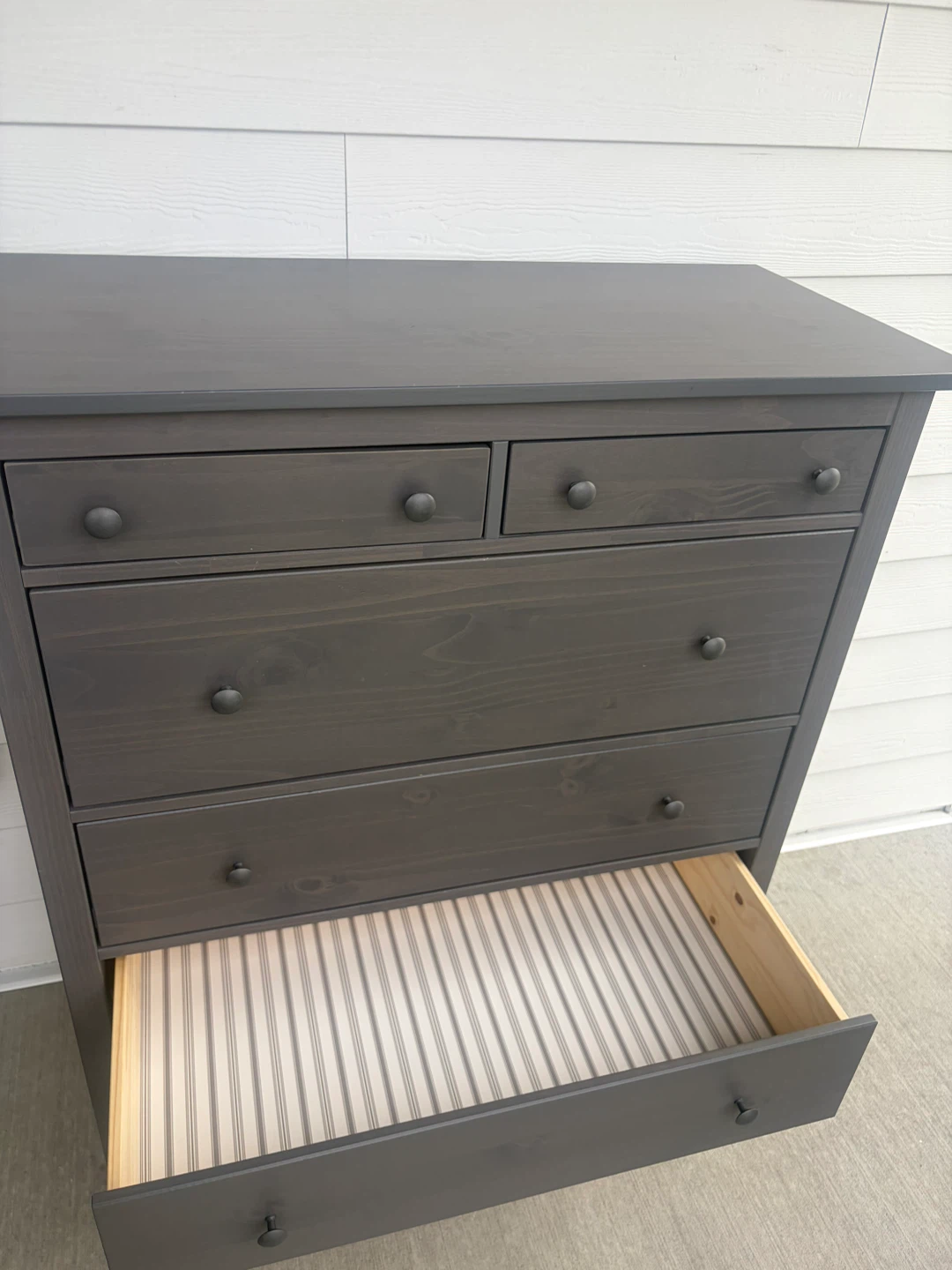IKEA HEMNES Tall dresser dark grey with 6 drawers - photo 5