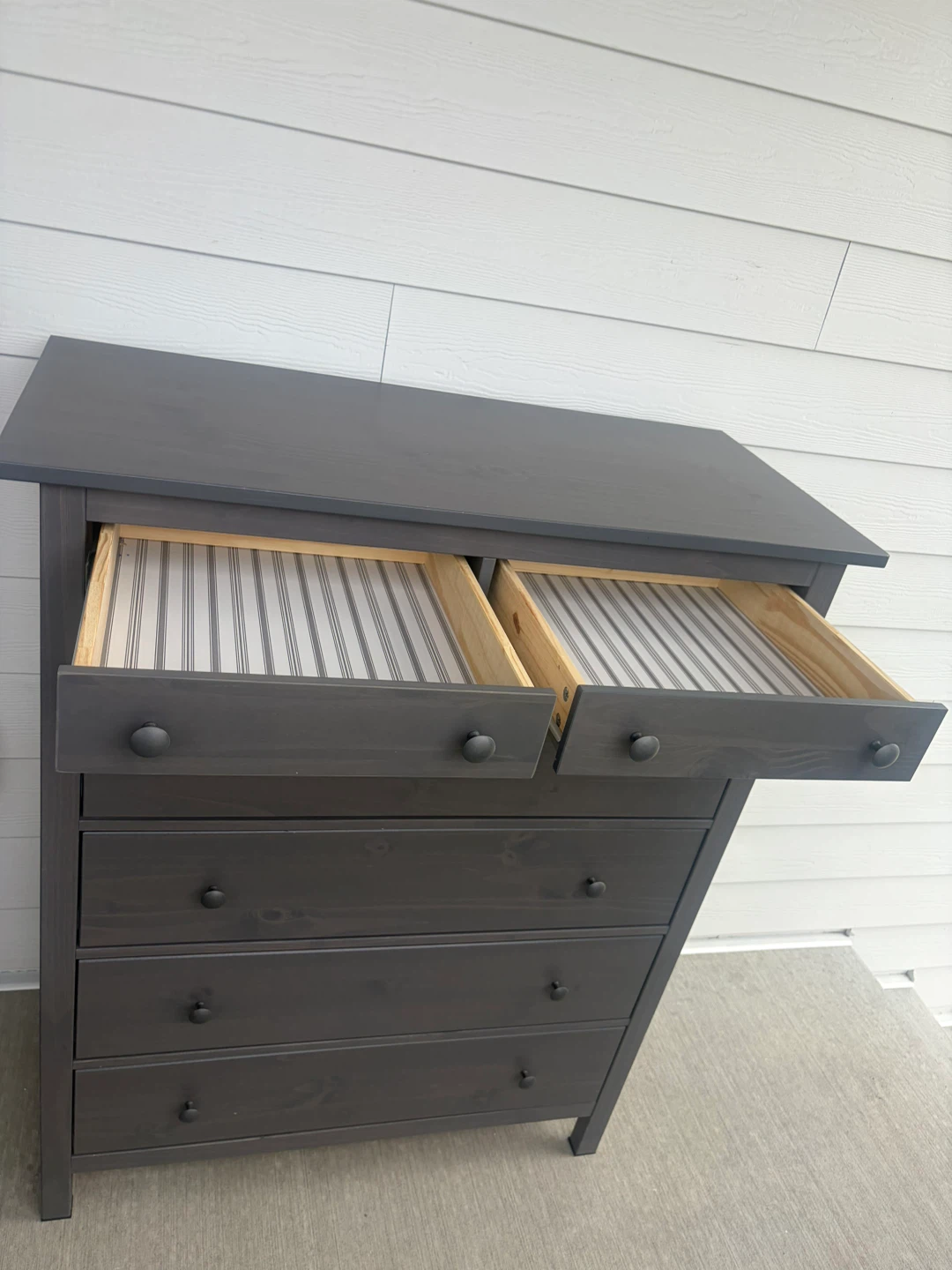 IKEA HEMNES Tall dresser dark grey with 6 drawers - photo 2