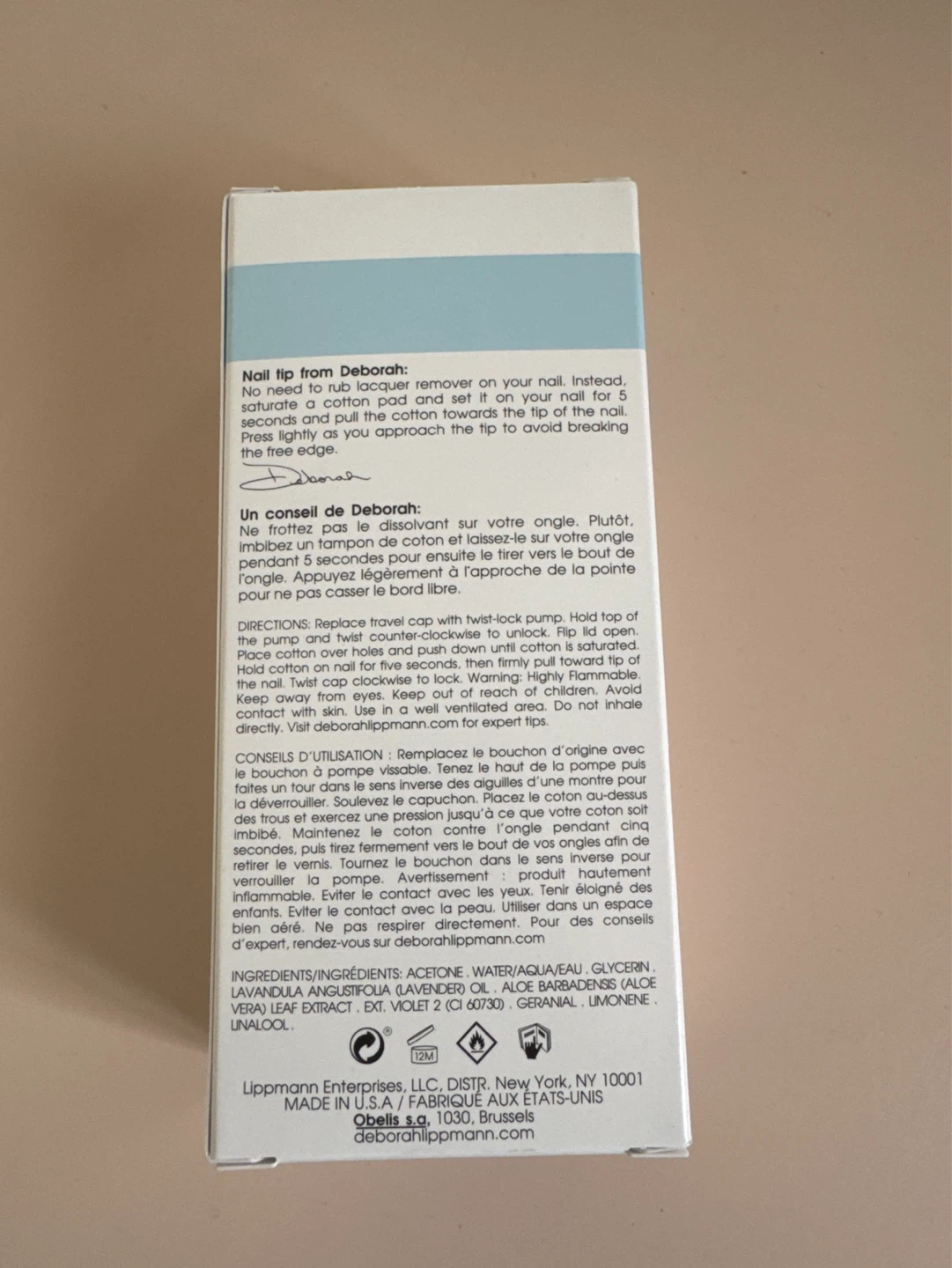 Deborah Lippmann Nail Polish Remover 4 Fl. Oz. ⚽️ - photo 3