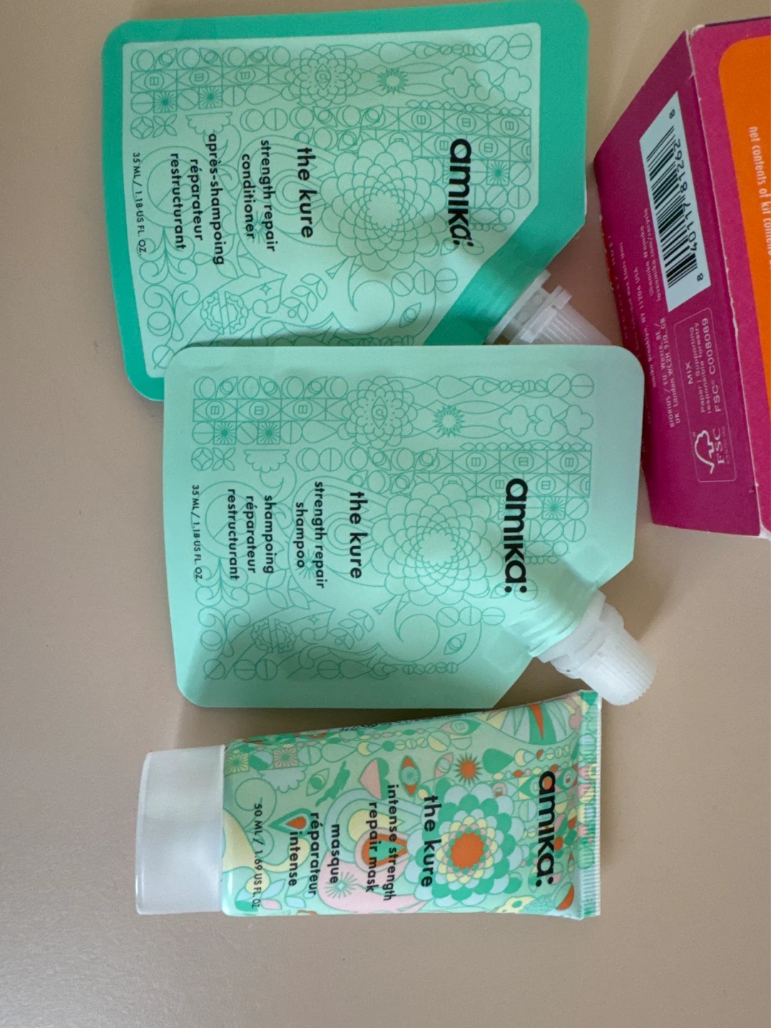 Amika The Kure Strength Repair Trial Set ⚽️ - photo 4