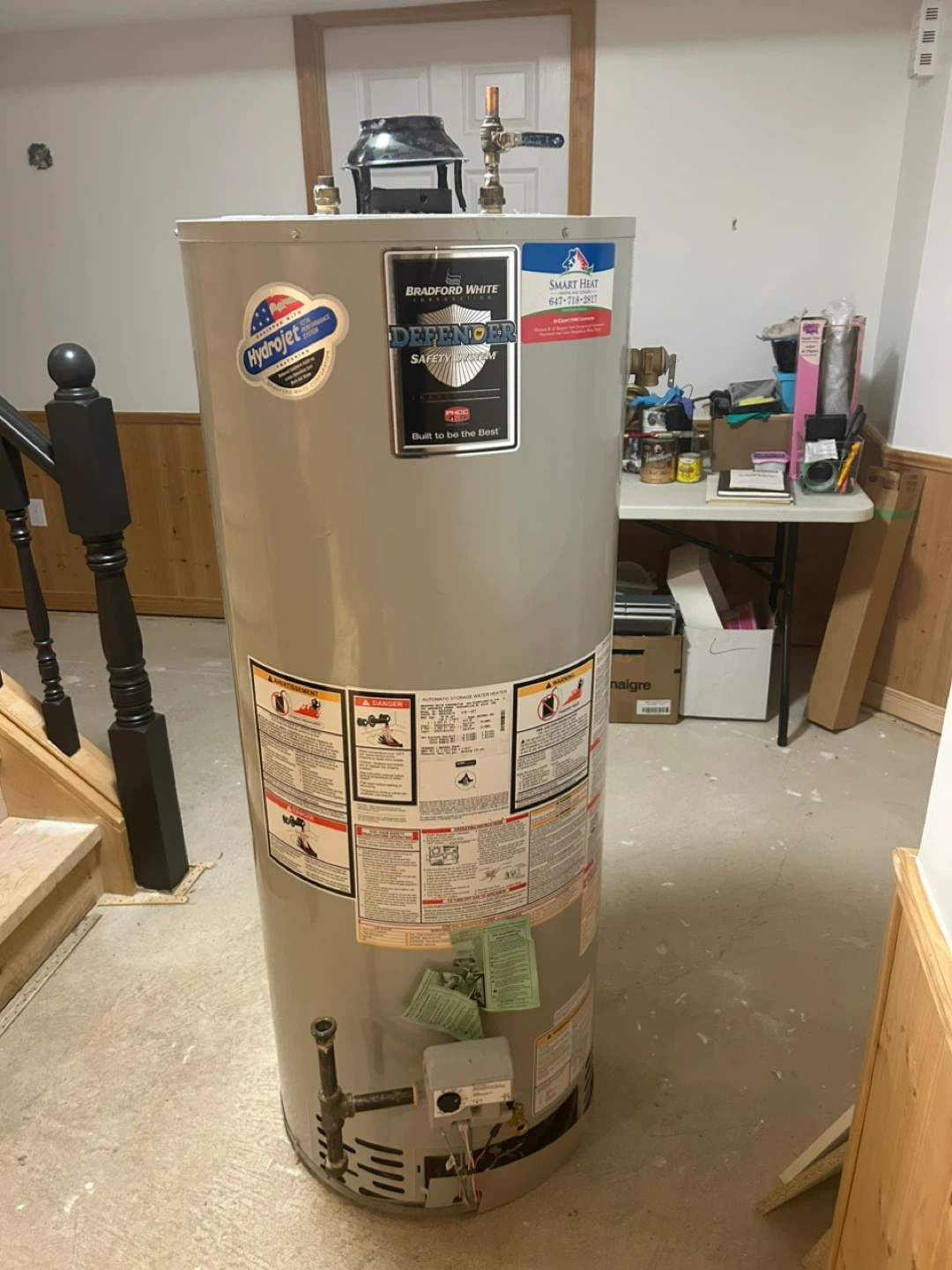 Bradford White Defender 50 US Gallon Natural Gas Water Heater