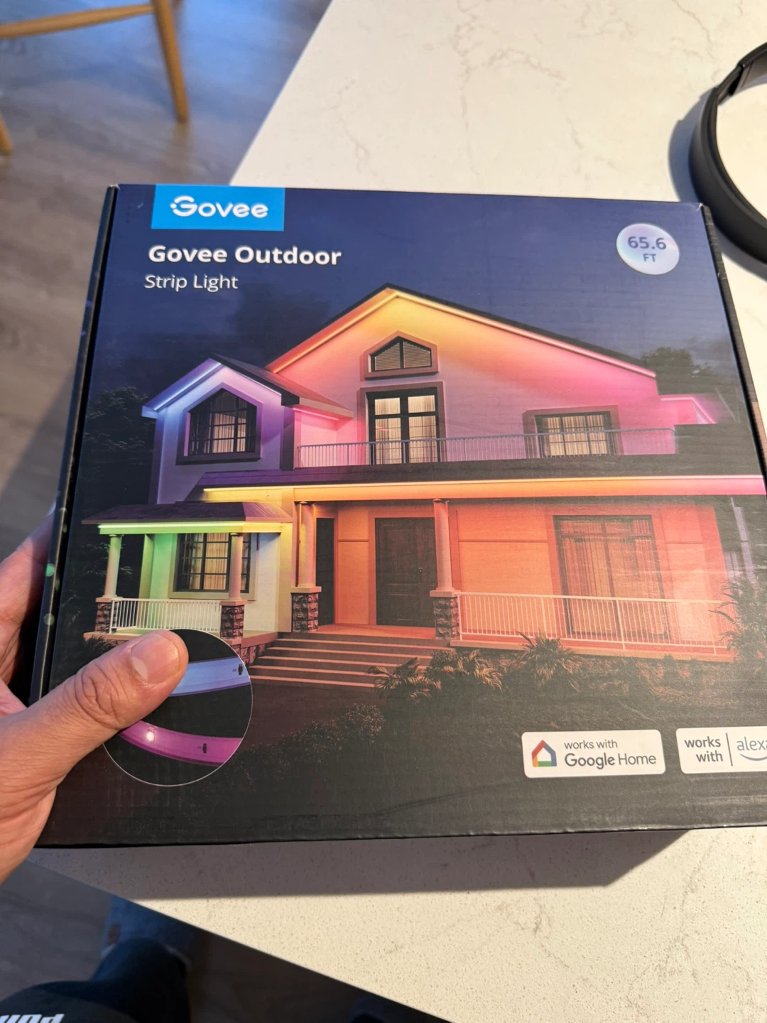 New Govee Smart Wi-Fi RGBIC Outdoor Strip Lights × 1 - photo 3