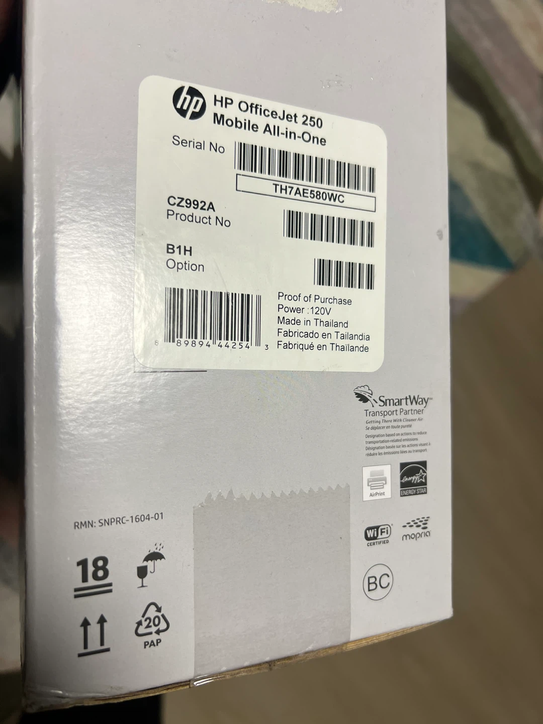 HP OfficeJet 250 Mobile All-in-One Printer - photo 2