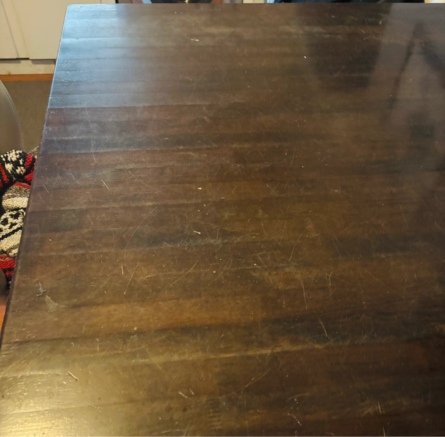 Dark Wood Dining Table - photo 2
