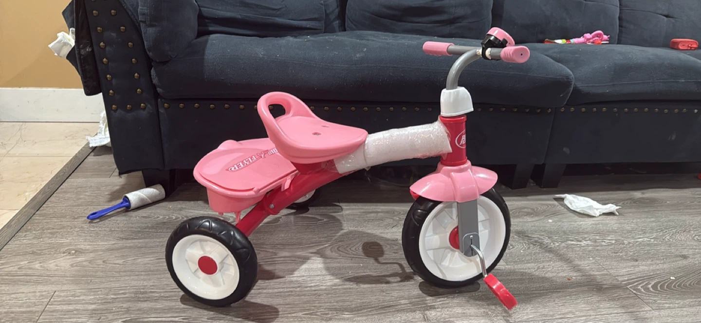 Pink Radio Flyer Tricycle