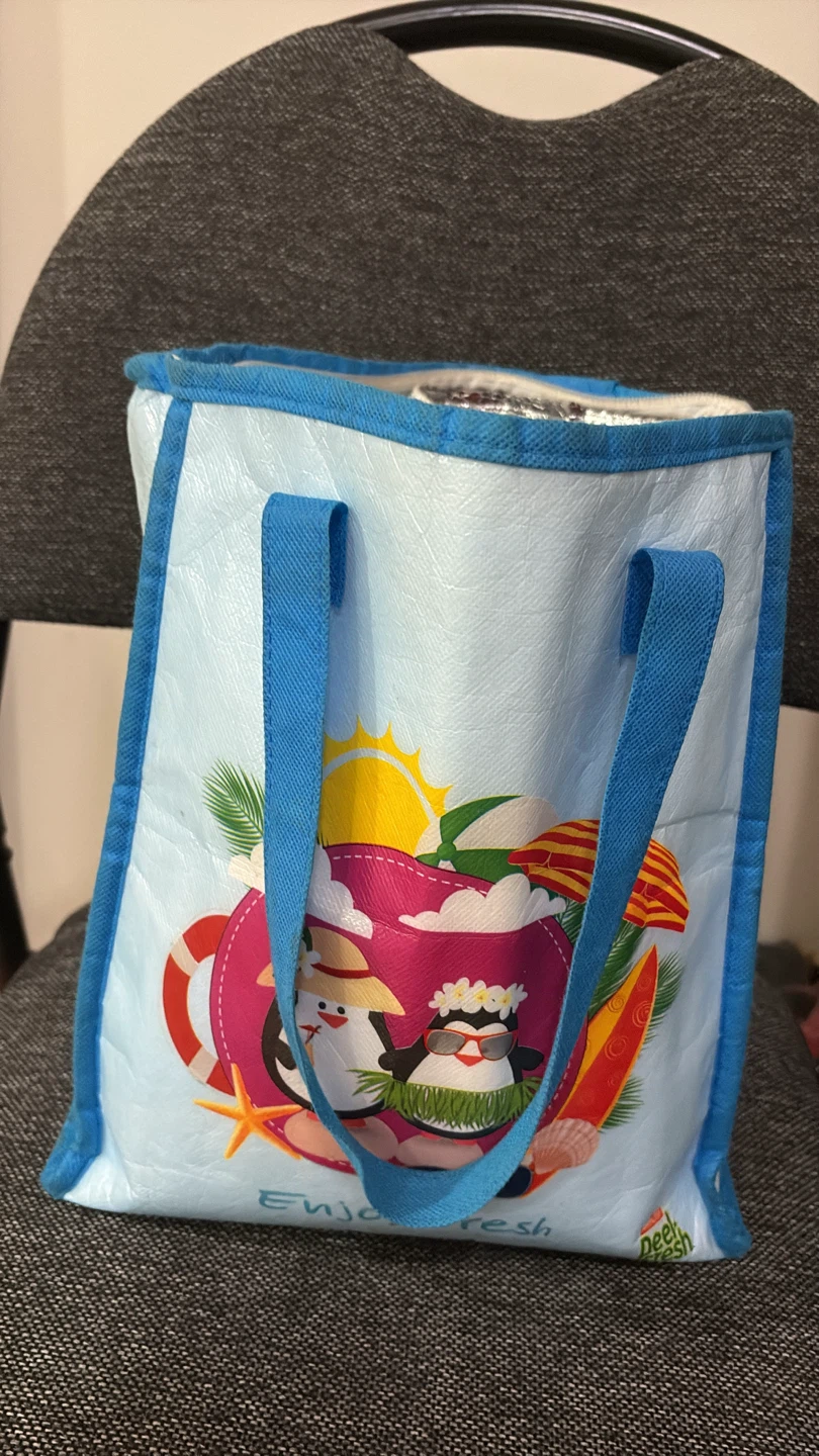 ⚽ Peek Fresh insulated lunch bag with penguins
