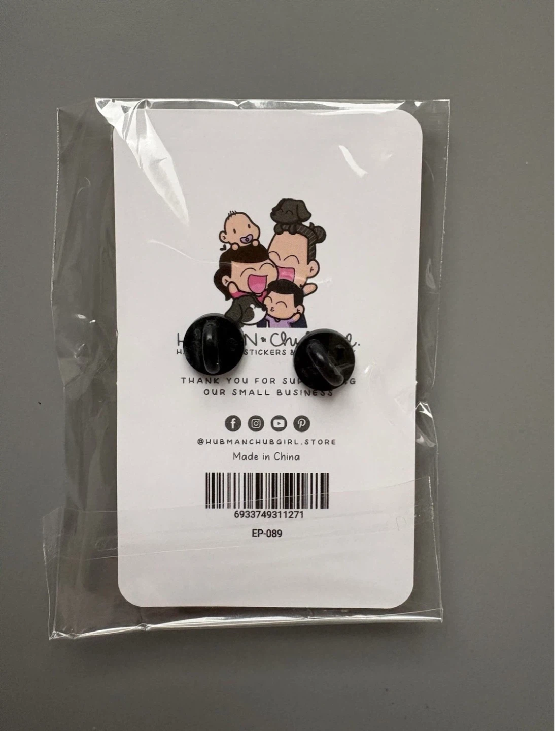 Hubman and Chubgirl Enamel Pin Life’s A Peach ⚽️ - photo 2