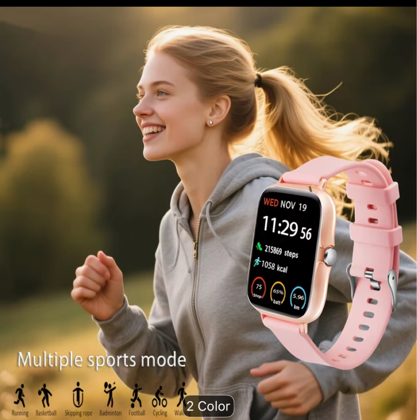 Smartwatch Wireless Call & Camera Control
