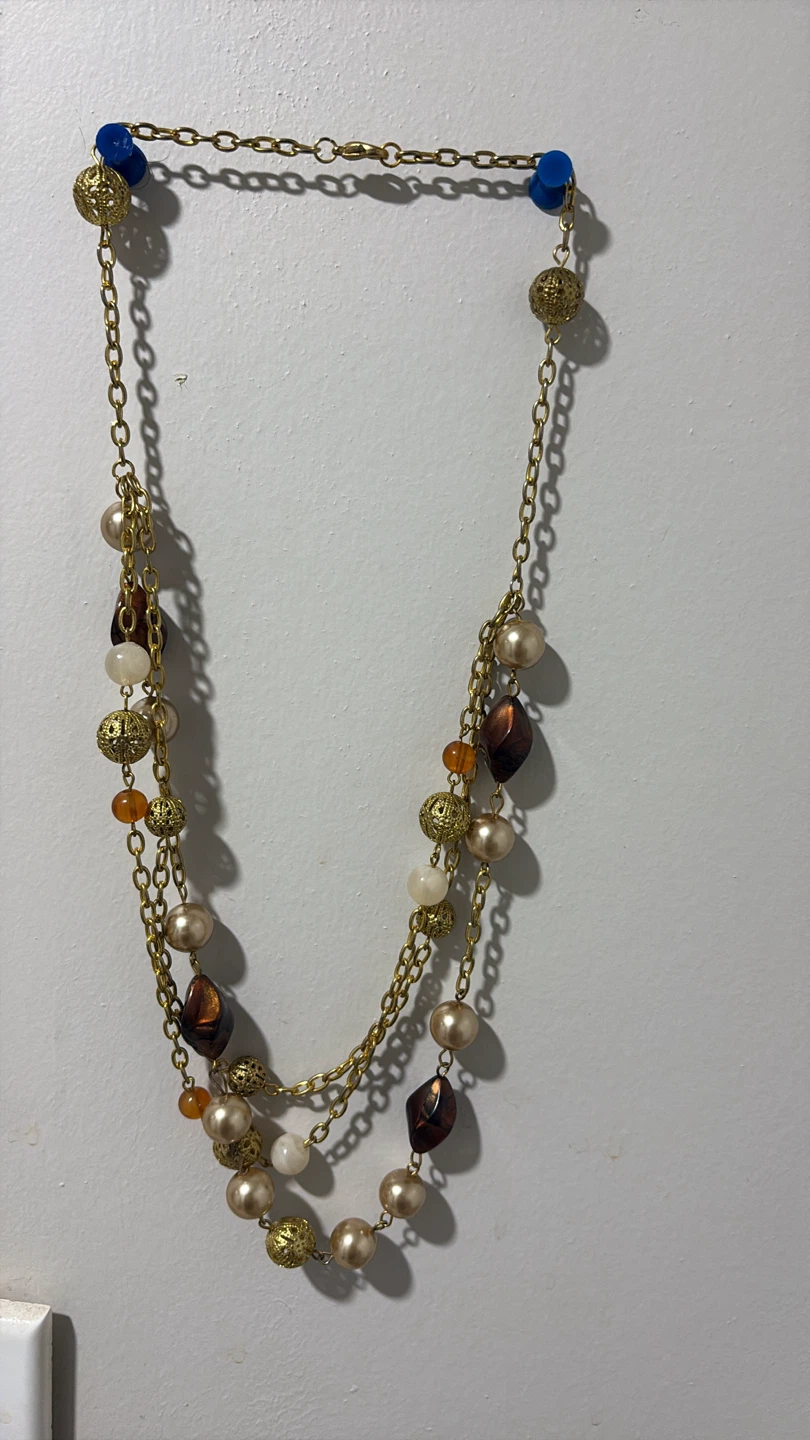 ⚽ Layered Beaded Necklace - photo 2