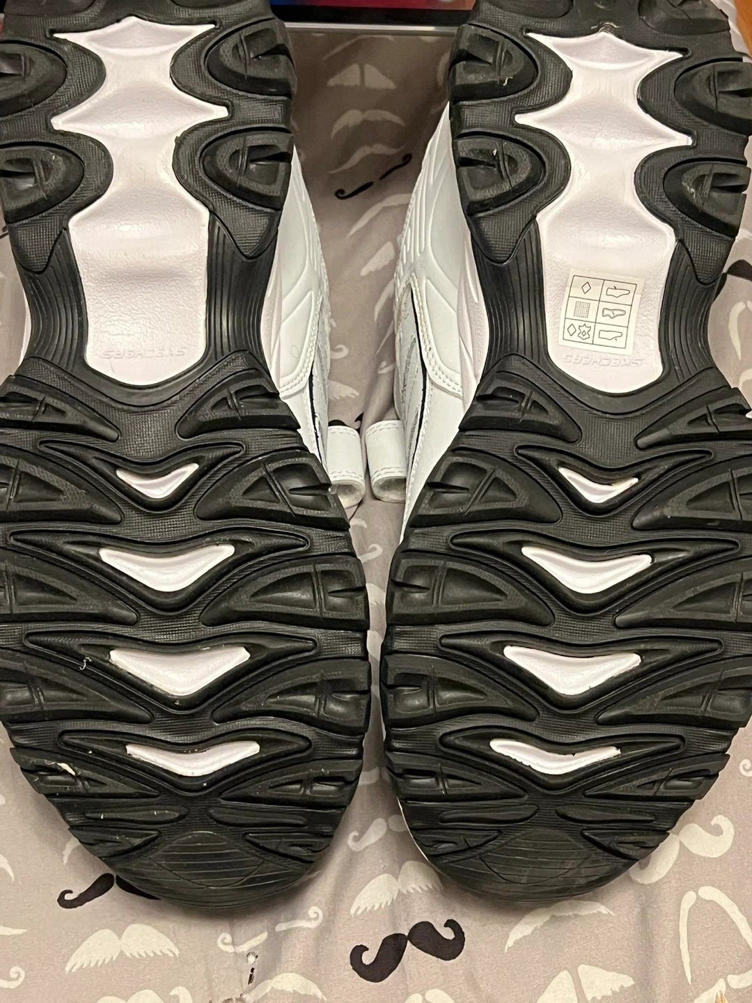 Skechers Athletic Men's White Hook and Loop Sneakers - photo 3