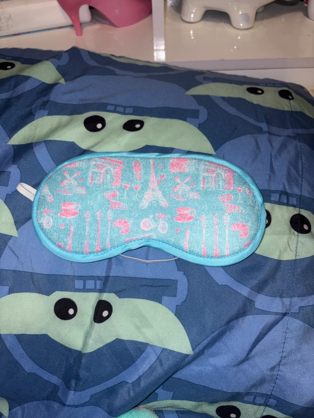 Travel Sleep Mask - Paris Themed - photo 2