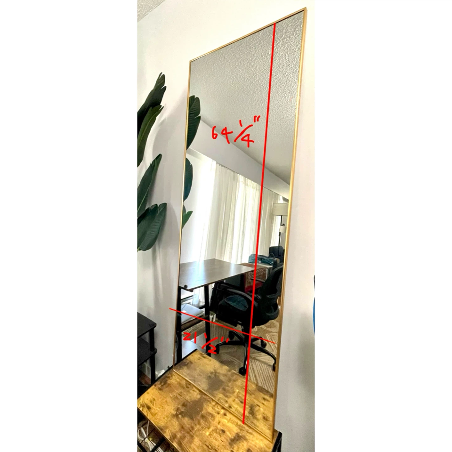 Full Length Gold Mirror