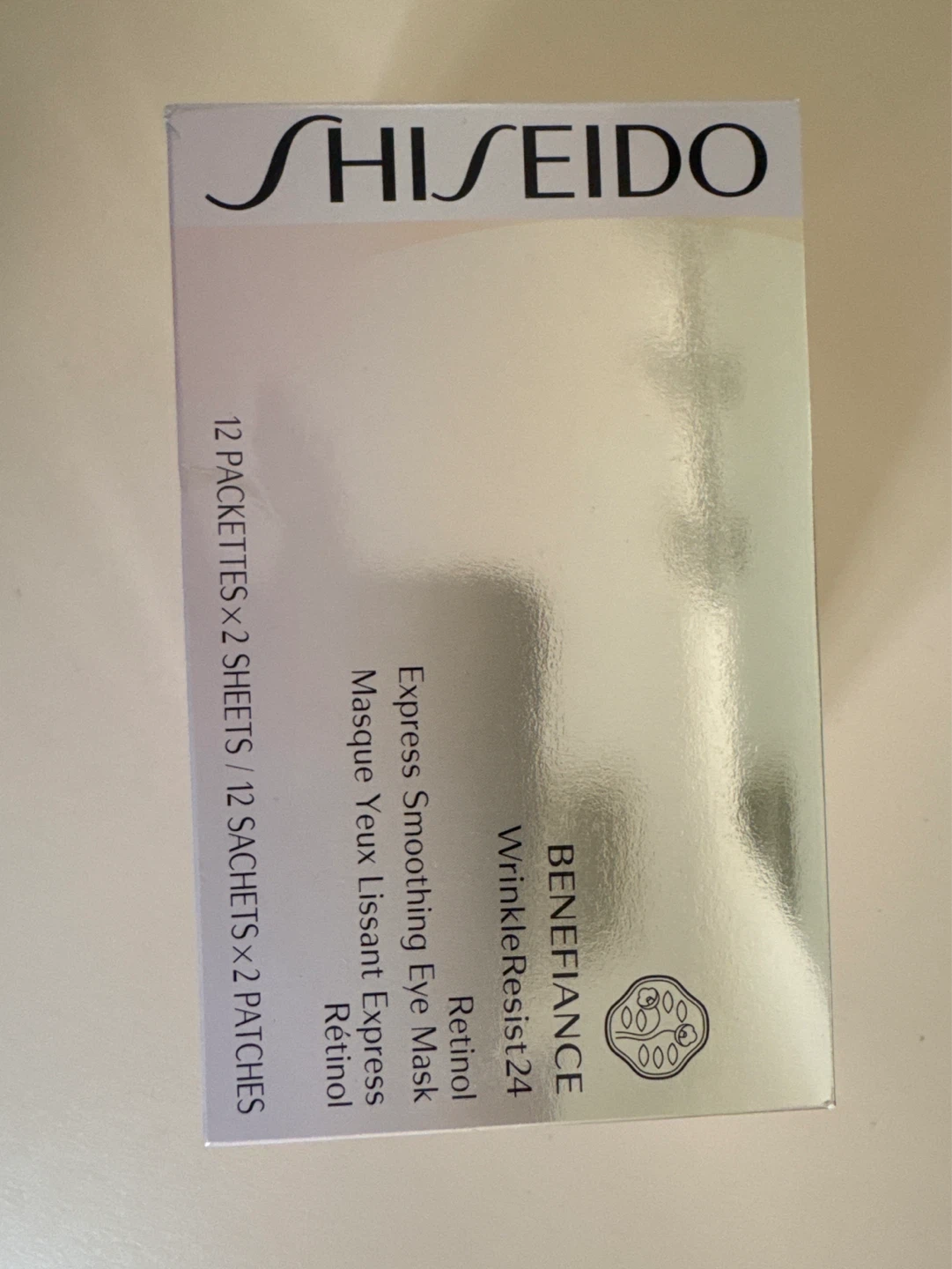Shiseido Benefiance WrinkleResist24 Smoothing Eye Mask ⚽️