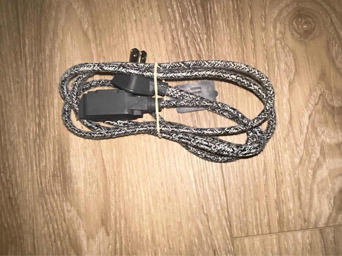 Braided Power Cord with 2-Prong Plug ⚽