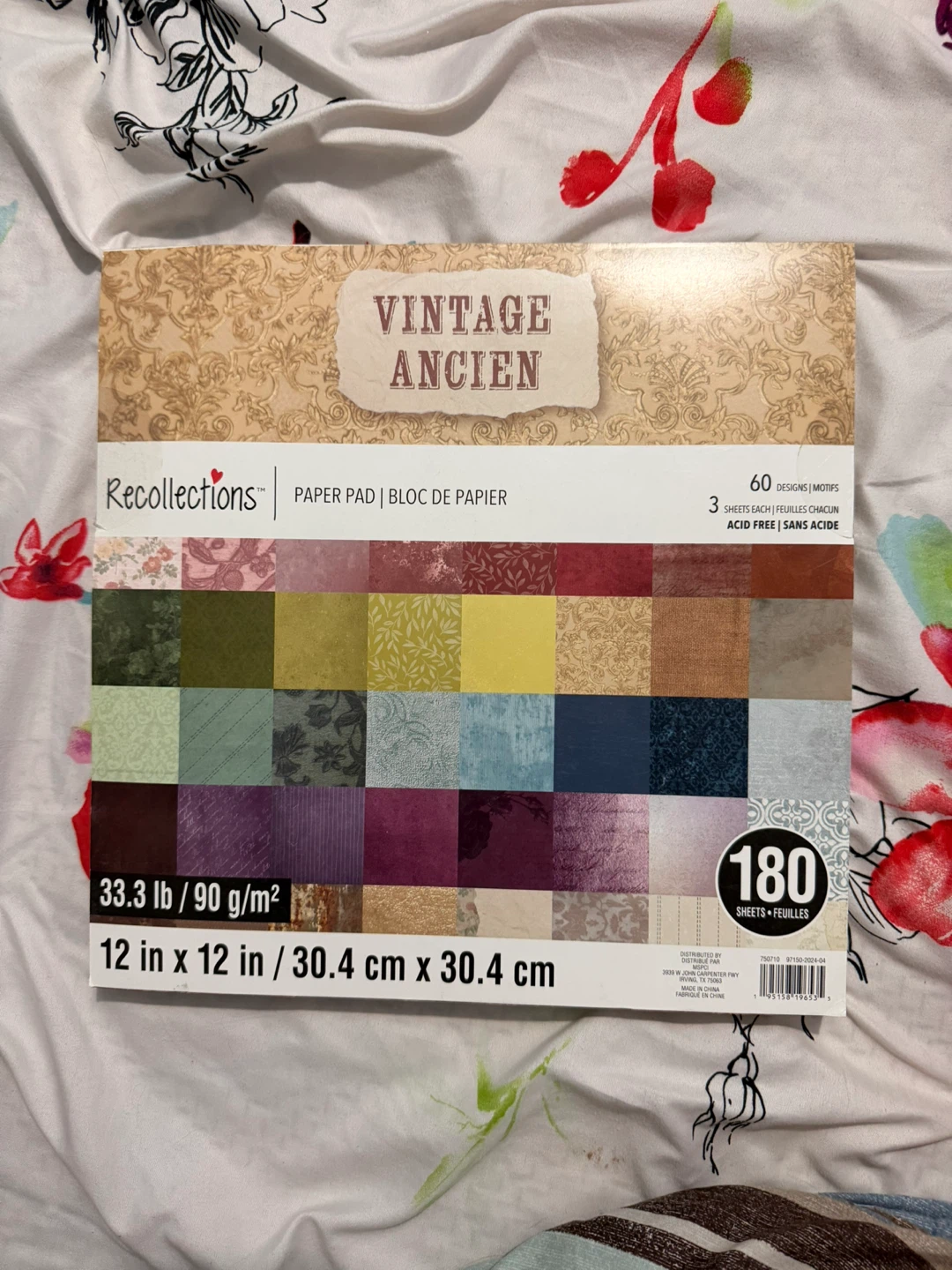 Recollections Vintage Ancien Paper Pad