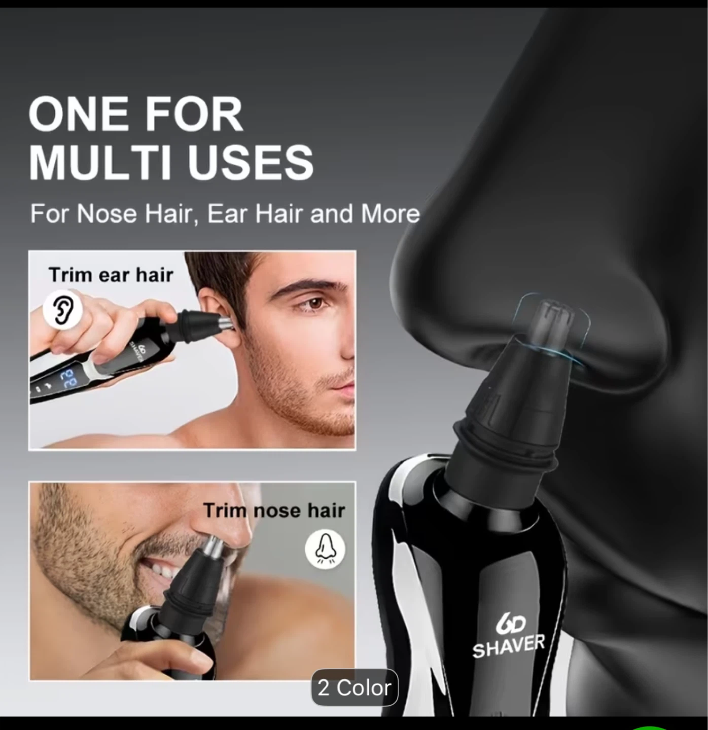 6D Shaver 5-in-1 Electric Shaver & Grooming Kit