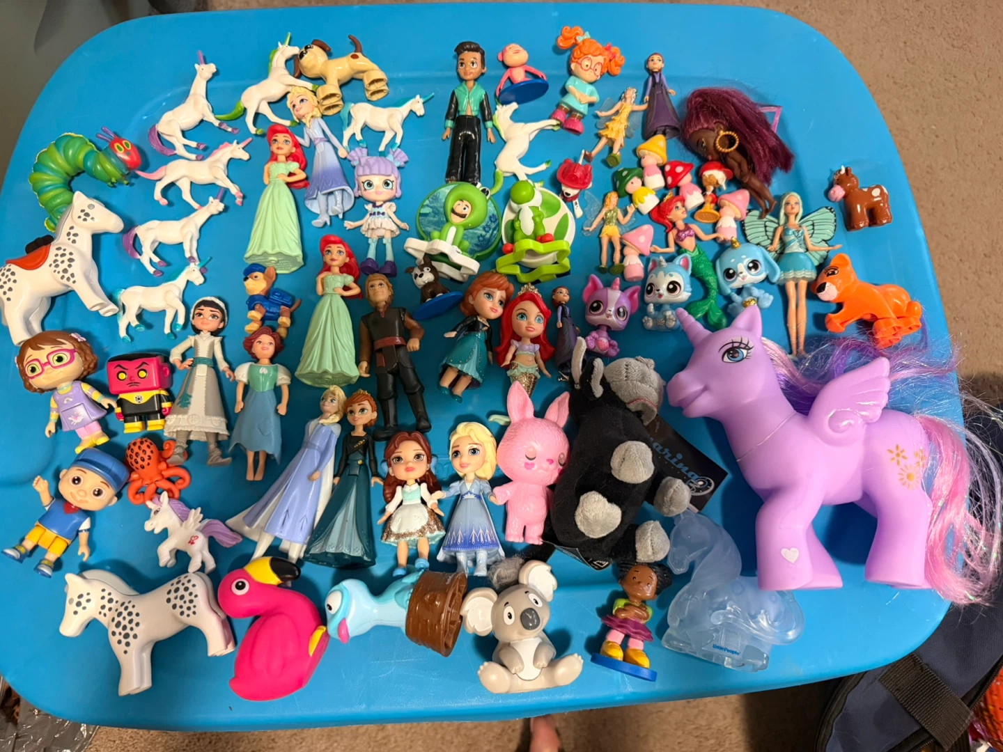 Assorted Toy Animals and Figures